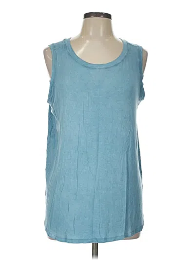 Pre-owned Jane And Delancey Sleeveless T-shirt In Blue