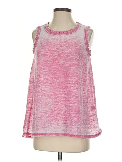 Pre-owned Jane And Delancey Sleeveless T-shirt In Pink