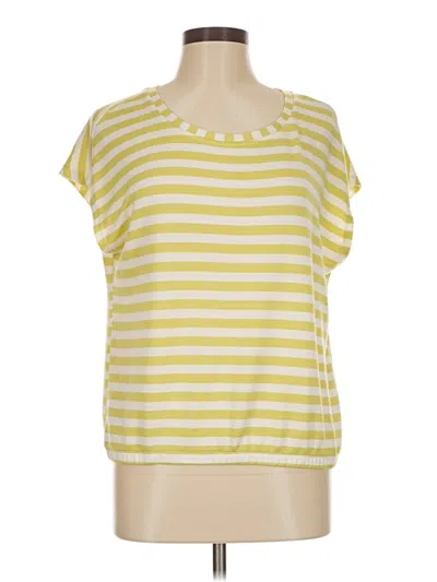 Pre-owned Jane And Delancey Sleeveless T-shirt In Yellow