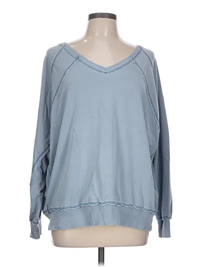 Pre-owned Jane And Delancey Sweatshirt In Blue