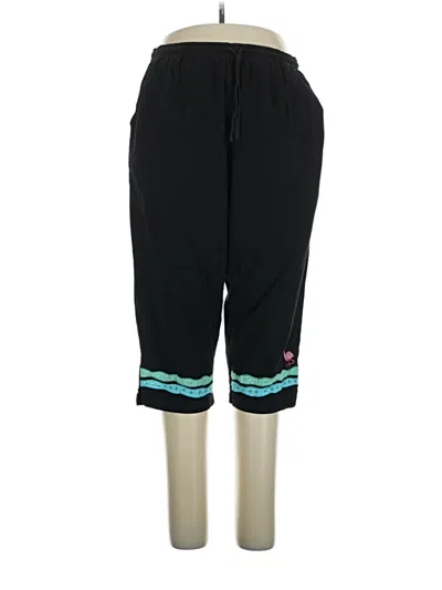 Pre-owned Jane Ashley Track Pants In Black