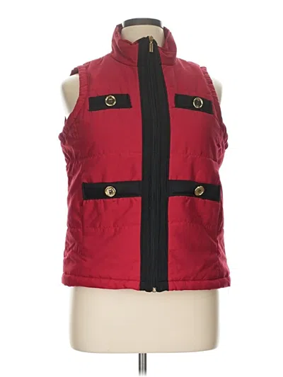 Pre-owned Jane Ashley Vest In Red