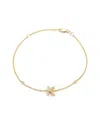 Jane Basch 14k Diamond Initial Bracelet