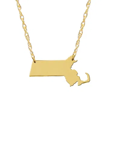 Jane Basch 14k 50 States Necklace In Gold