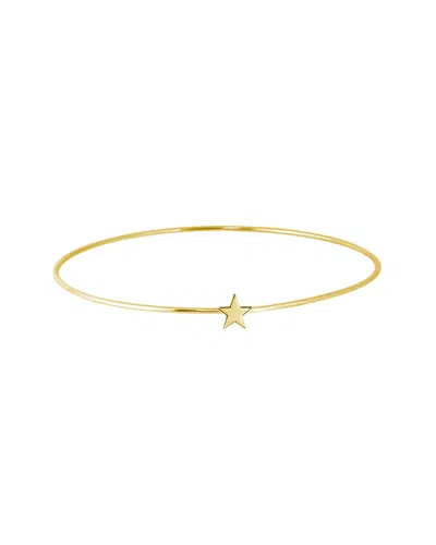 Jane Basch 14k & 22k Over Silver Star Bangle