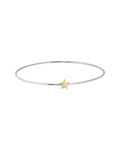 Jane Basch 14k & Silver Star Bangle