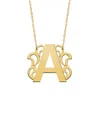 Jane Basch 14k Initial Necklace (a-z)