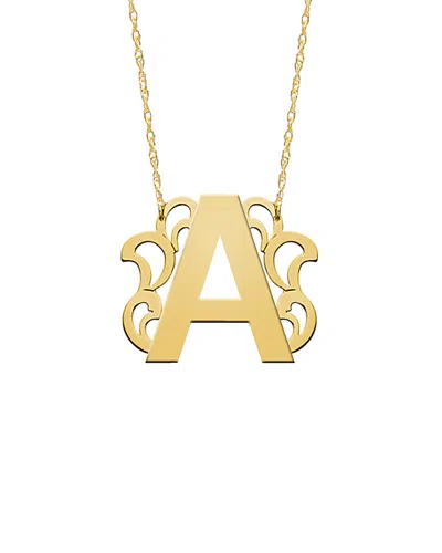 Jane Basch 14k Initial Necklace (a-z)