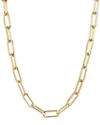 Jane Basch Cool Steel Plated Link Chain Necklace