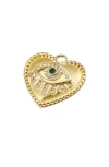 Jane Basch Designs Evil Eye Charm In Gold