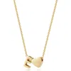 Jane Basch Designs Initial Heart Pendant Necklace In Gold