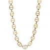 Jane Basch Designs Oval Chain Necklace In Gold