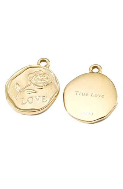 Jane Basch Designs True Love Charm In Gold