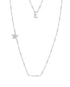 Jane Basch Silver Initial Necklace (a-z)