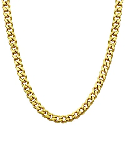 Jane Basch Steel Necklace In Gold