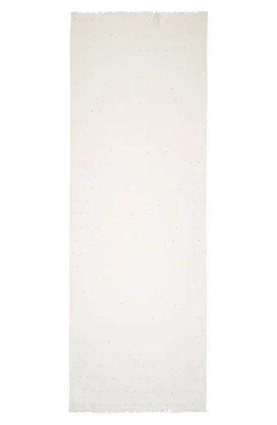 Jane Carr The Crystal Cashmere Scarf In Dolphin