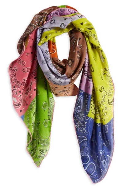 Jane Carr The Hankie Modal & Cashmere Square Scarf In Pop