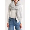 Jane Carr The Luxe Cashmere Scarf In Mist
