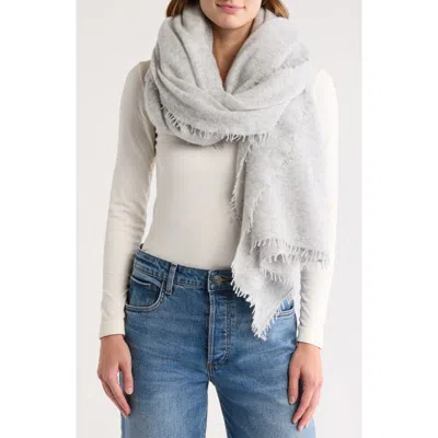 Jane Carr The Luxe Cashmere Scarf In Mist