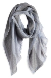 JANE CARR JANE CARR THE SOLITAIRE METALLIC LONG SCARF