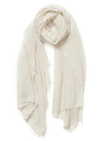 Jane Carr Women's The Luxe Cashmere Scarf In White