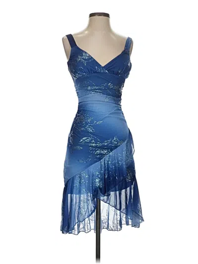 Pre-owned Jane Cocktail Dress In Blue