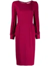 Jane Harper Midi Dress In Rosa