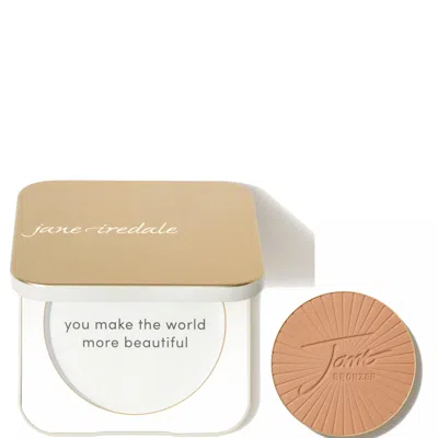 Jane Iredale Gold Refillable Compact And Purebronze Matte Bronzer Refill 0.9g (various Shades) In Light
