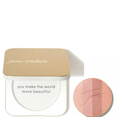 Jane Iredale Gold Refillable Compact And Purebronze Shimmer Bronzer Refill 0.9g (various Shades) In White