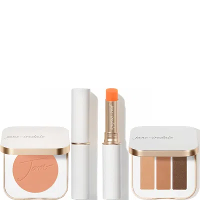 Jane Iredale Peach Girl Makeup Bundle In White