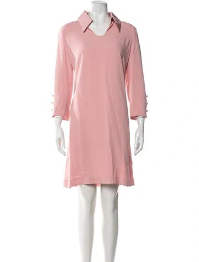 Pre-owned Jane Knee-length Dress In Pink