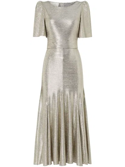 Jane Kordelia Midi Dess In Silver