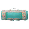 Jane Marie Boy's Dino-mite Nap Mat In Teal/orange