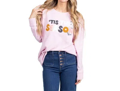 Jane Marie Tis The Season Halloween Sweater In Pink