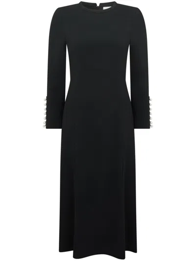 Jane Oxley Midi Dress In Black