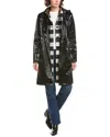 Jane Post 3-in-1 Wool-blend Trench Coat In Black
