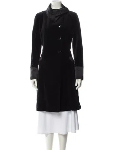 Pre-owned Jane Post Coat In Black