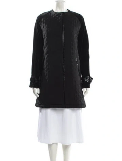 Pre-owned Jane Post Coat In Black