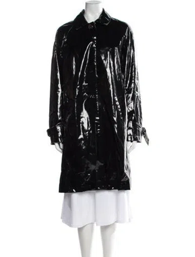Pre-owned Jane Post Coat In Black