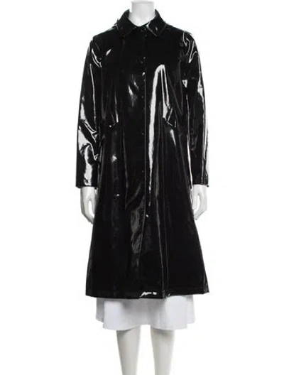 Pre-owned Jane Post Coat In Black