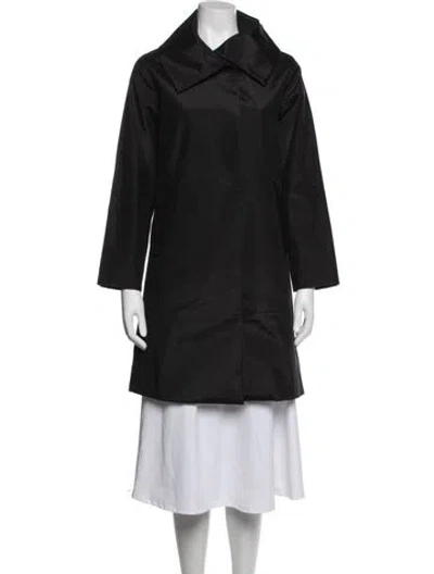 Pre-owned Jane Post Coat In Black