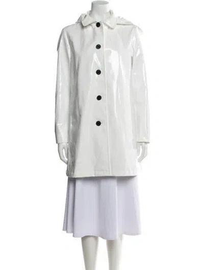 Pre-owned Jane Post Coat In White