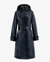 Jane Post Downtown Rain Trench In Black