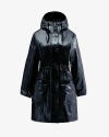 Jane Post Hamptons Rain Parka In Black