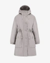 Jane Post Hamptons Rain Parka In Grey