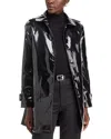 Jane Post Iconic Princess Rain Slicker In Black