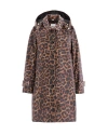 Jane Post Iconic Princess Rain Slicker In Leopard
