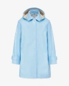 Jane Post Iconic Princess Rain Slicker In Sky Blue