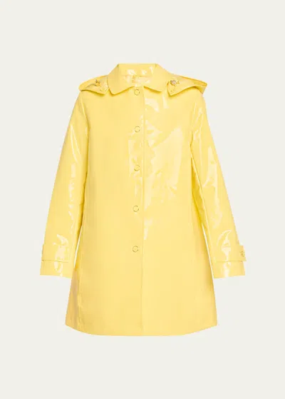 Jane Post Iconic Princess Slicker Rain Jacket In Sun