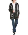 Jane Post Iconic Princess Slicker Rain Jacket In Black